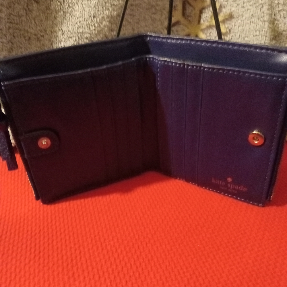 Kate Spade Grape Pebbled Leather Crossbody Bag and Wallet Set EUC - Picture 16 of 16